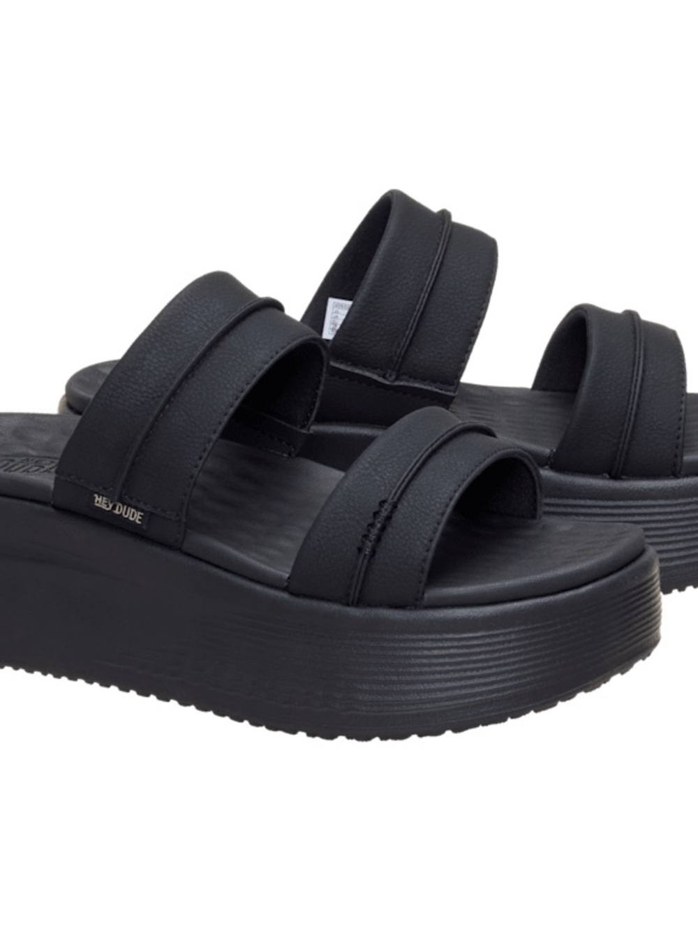 Hey Dude Women's Black Austin Slide Classic